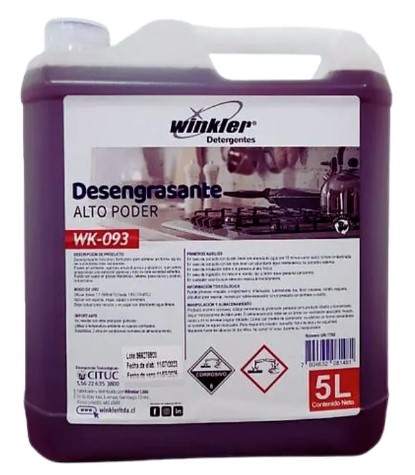 [10010946] Desengrasante Alto Poder WK-093 , 5 lt