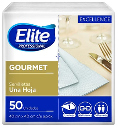 [10010316] Servilleta Gourmet Elite 40X40Cm 50Un Paquete